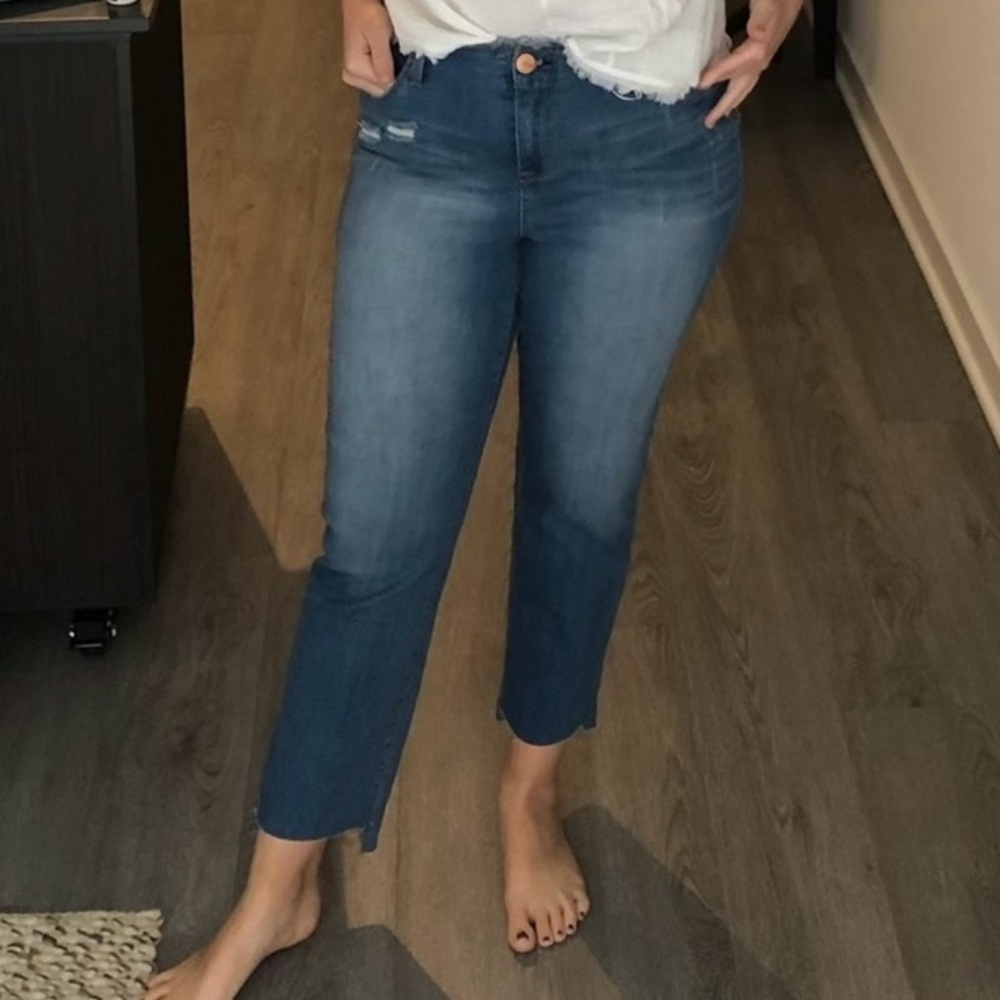 Cropped Stretchy Womens Jeans Size 31